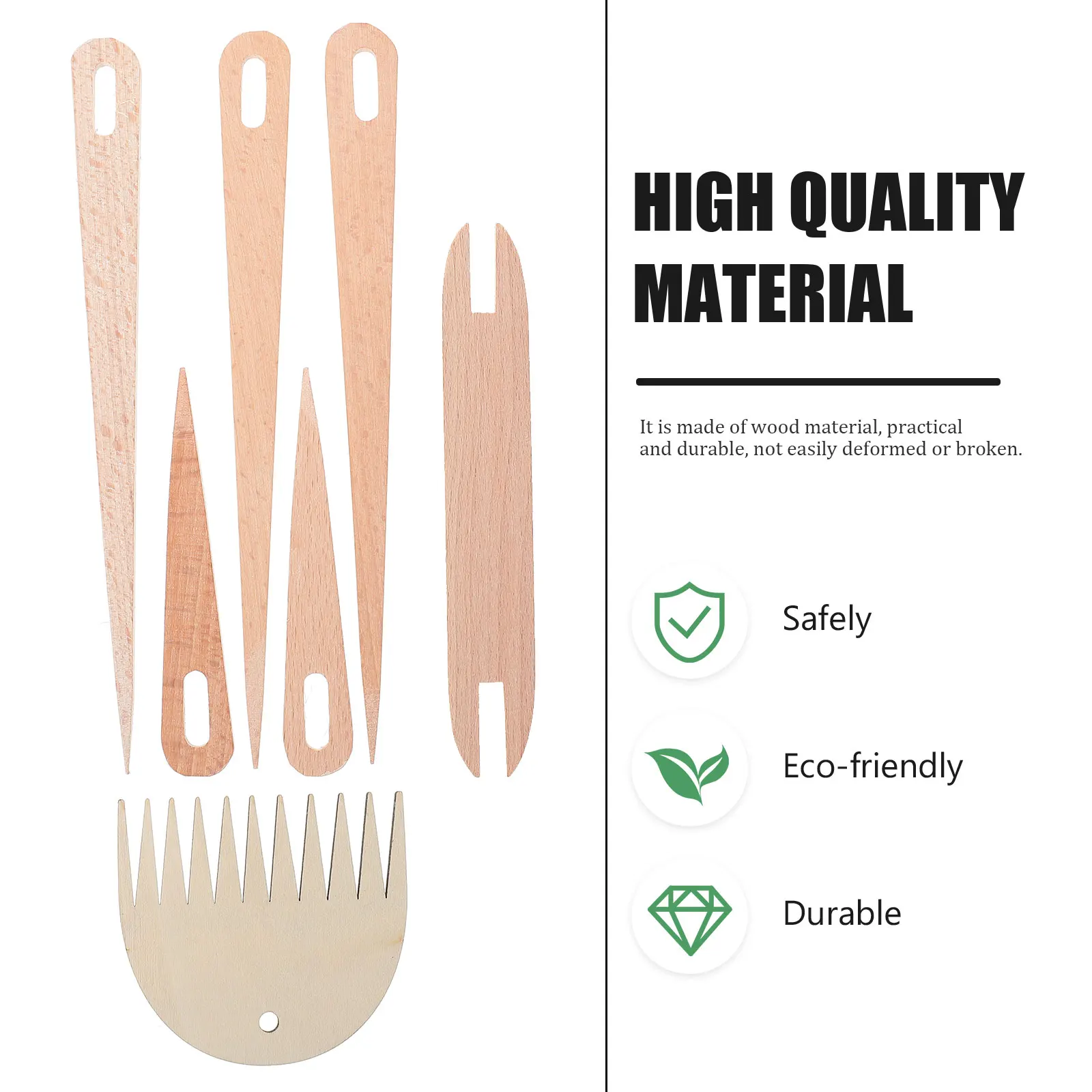 1 Set Wooden Shuttle Stick Comb Wood Weaving Tools Knitting Sewing Accessories Diy Crafts Weaving Needles Wood Hand 
1 Set Wooden Shuttle Stick Comb Wood Weaving Tools Knitting Sewing Accessories Diy Crafts Weaving Needles Wood Hand