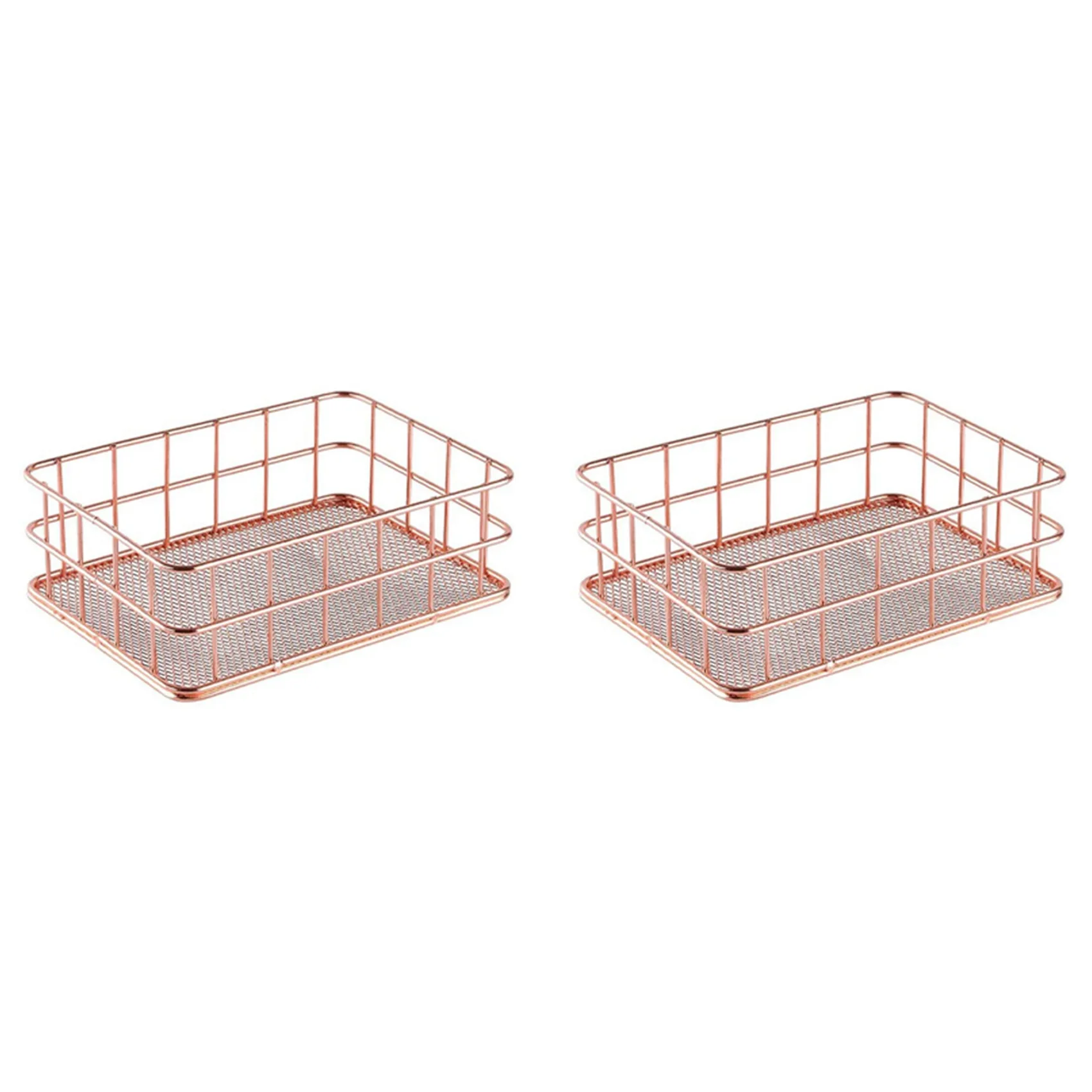 ABBN-2X Metal Storage Basket Storage Box Iron Grid Storage Tray Net Basket Storage Bins Storage Basket Rose Gold Fruit
ABBN-2X Metal Storage Basket Storage Box Iron Grid Storage Tray Net Basket Storage Bins Storage Basket Rose Gold Fruit
