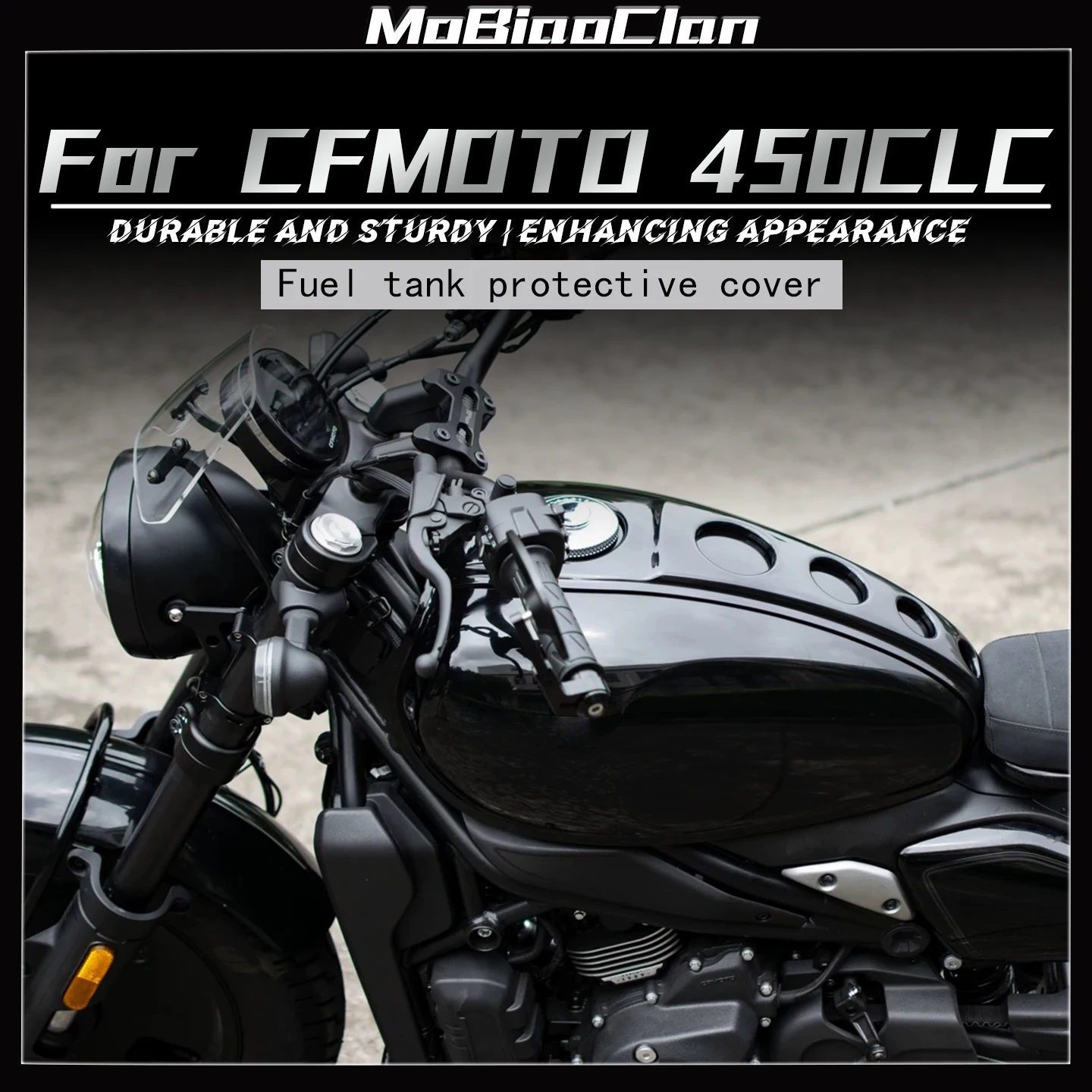 Motorcycle accessories for CFMOTO 450CLC 450 clc CLC450/250 modified fuel tank protective cover fuel tank shell protective cover
Motorcycle accessories for CFMOTO 450CLC 450 clc CLC450/250 modified fuel tank protective cover fuel tank shell protective cover