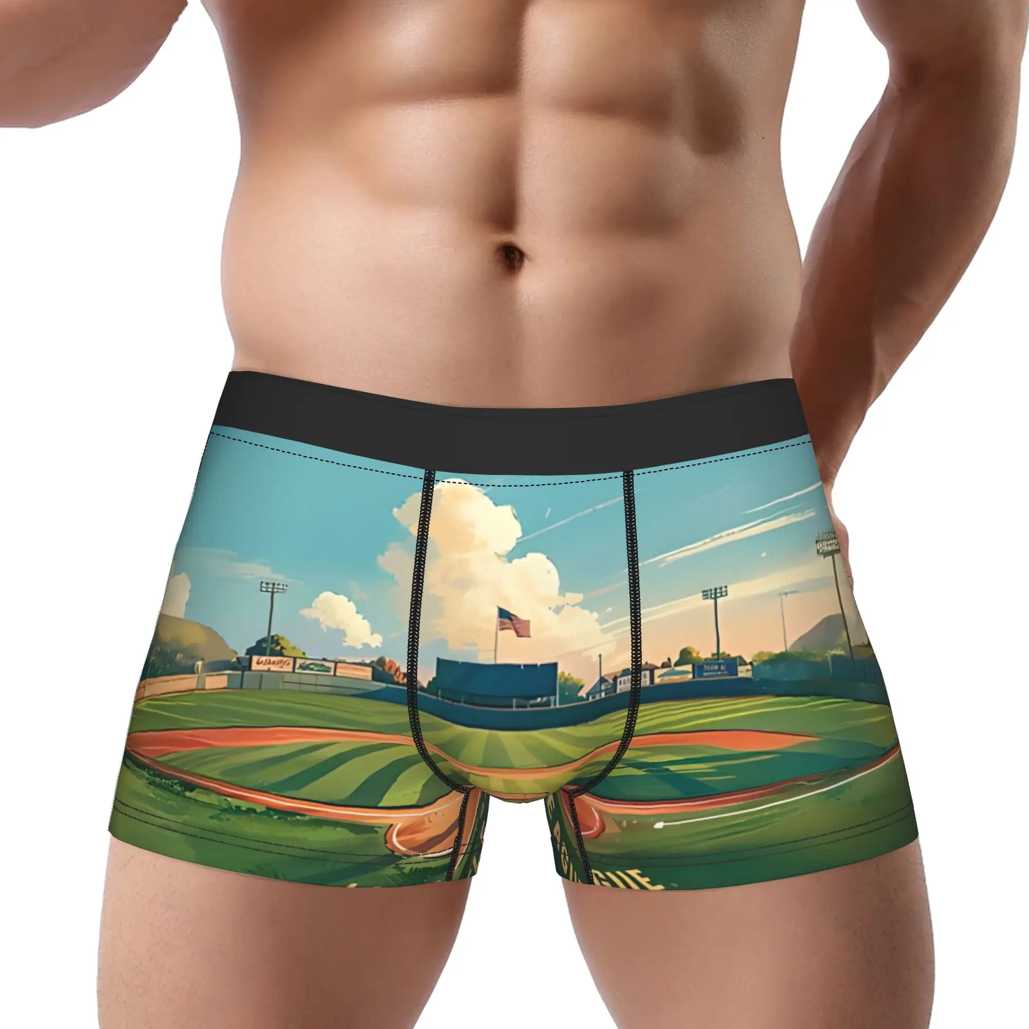 Baseball Little League Field Underpants Homme Panties Man Underwear ball Comfortable Shorts Boxer Briefs
Baseball Little League Field Underpants Homme Panties Man Underwear ball Comfortable Shorts Boxer Briefs