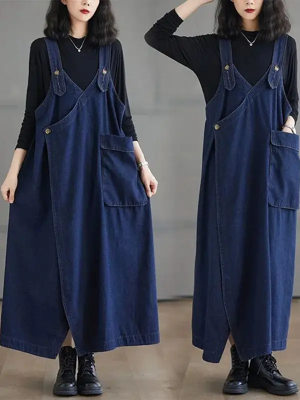 plus Size Denim ter Dr Women's Casual Loose Fit Long Skirt with Big kets Comfortable Breathable No Stretch Polyester
plus Size Denim ter Dr Women's Casual Loose Fit Long Skirt with Big kets Comfortable Breathable No Stretch Polyester