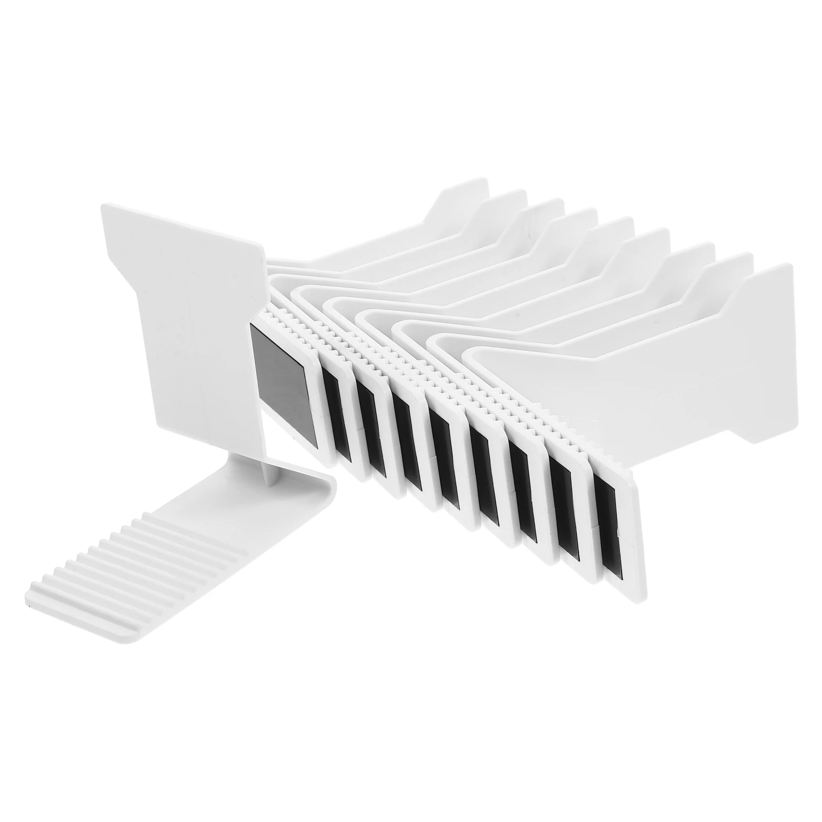 10 Pcs Shelves Display Shelf for Shelving Detachable Greeting Card Holders Stand Stickers Document White Rack Brochure
10 Pcs Shelves Display Shelf for Shelving Detachable Greeting Card Holders Stand Stickers Document White Rack Brochure