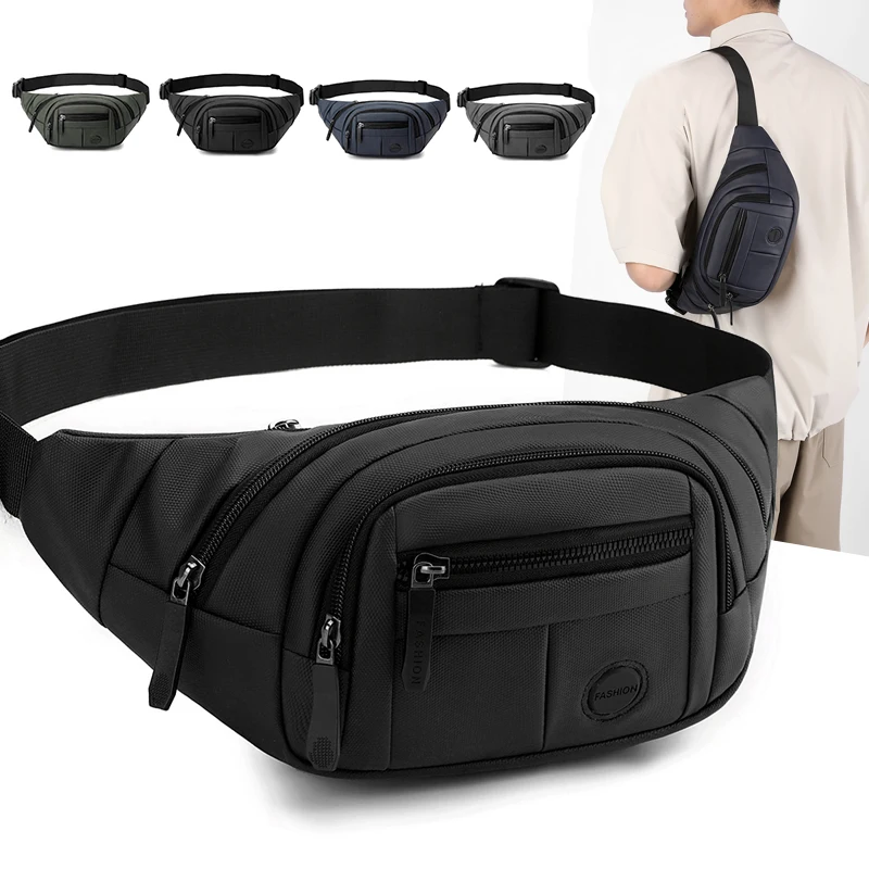 Multi Layer Men's Waist Bag, Fashionable Retro Casual Chest Bag, Suitable for Cycling, Commuting, Business, Sports, Etc
Multi Layer Men's Waist Bag, Fashionable Retro Casual Chest Bag, Suitable for Cycling, Commuting, Business, Sports, Etc
