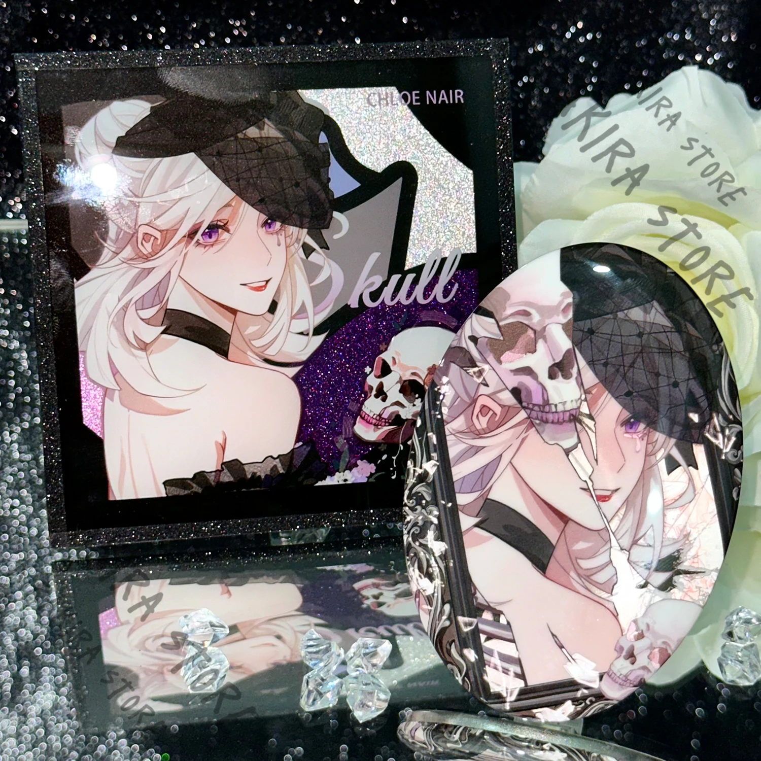 Identity Ⅴ Perfumer Chloe Nair Ellipse Badge Cosplay Acrylic Double-flash Colored Paper Ornaments Vera Reverse Laser Ticket
Identity Ⅴ Perfumer Chloe Nair Ellipse Badge Cosplay Acrylic Double-flash Colored Paper Ornaments Vera Reverse Laser Ticket