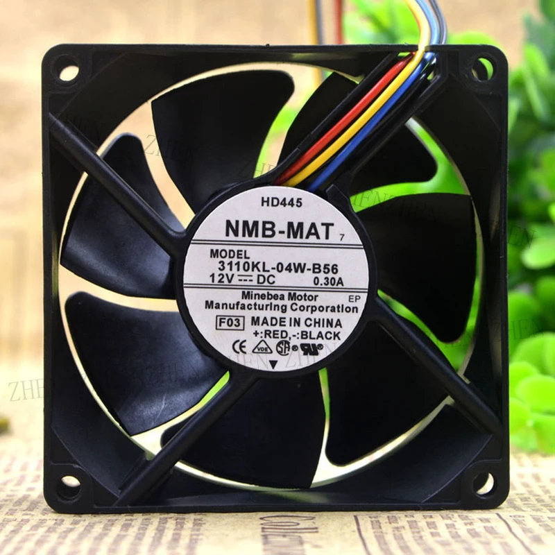 S New for NMB-MAT 3110KL-04W-B56 12V 0.30A 4-wire cooling fan#QW
S New for NMB-MAT 3110KL-04W-B56 12V 0.30A 4-wire cooling fan#QW