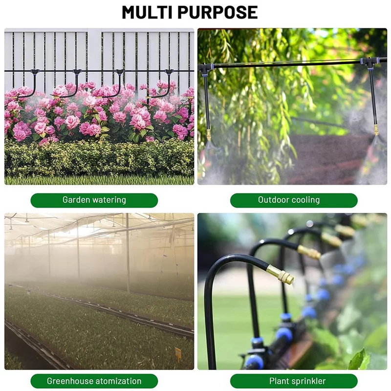 ABJI-360° Adjustable Drip Irrigation System With 15 Nozzles-50FT Garden Watering System, Garden Irrigation System
ABJI-360° Adjustable Drip Irrigation System With 15 Nozzles-50FT Garden Watering System, Garden Irrigation System