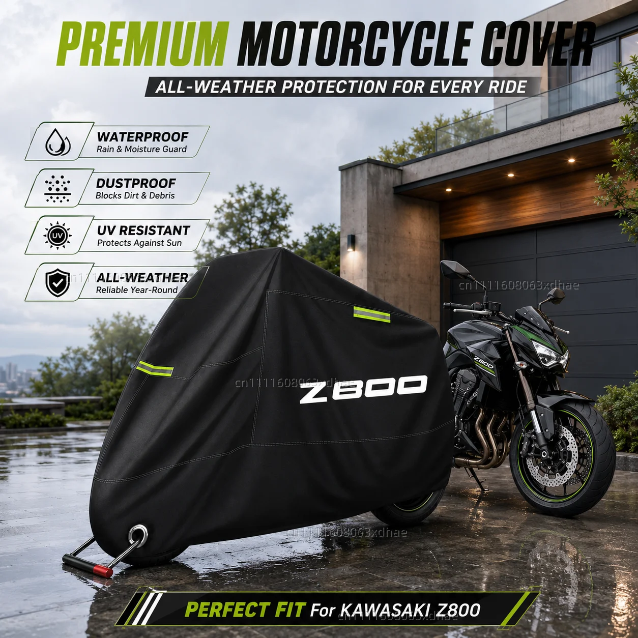 Motorcycle Full Cover Waterproof Rain Dustproof All Season 190T Oxford Cloth For For Kawasaki Z 800 z800 2013-2016 with Z800
Motorcycle Full Cover Waterproof Rain Dustproof All Season 190T Oxford Cloth For For Kawasaki Z 800 z800 2013-2016 with Z800