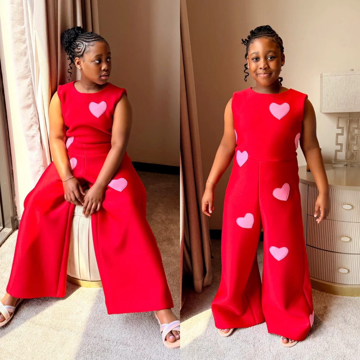 Red Palazzo Jumpsuit Kids Birthday Party Dresses Customized Jumpsuits Flower Girl Dresses for Wedding
Red Palazzo Jumpsuit Kids Birthday Party Dresses Customized Jumpsuits Flower Girl Dresses for Wedding