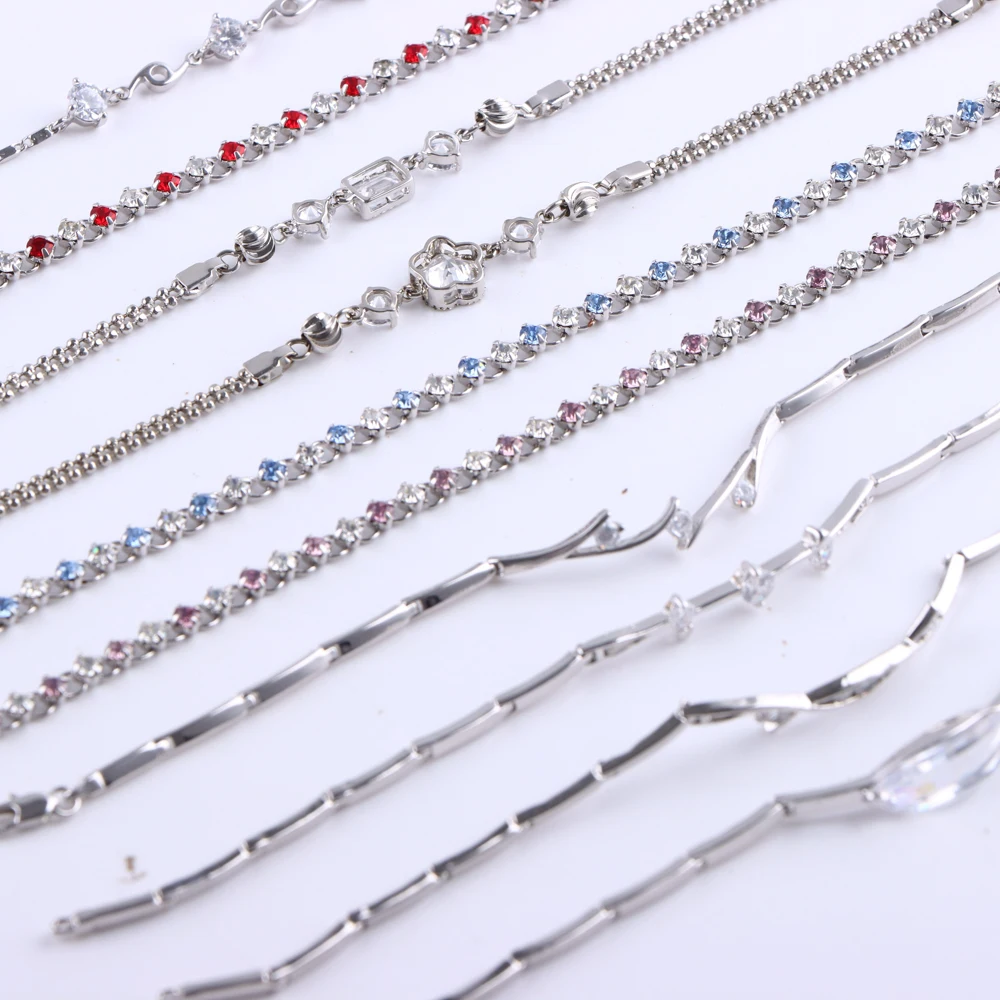 10Pcs/Lot Trendy Zircon Bracelet Hand Chain For Women Ladies Charm Sexy Wedding Party Super Multiple Drill Twinkle Jewelry Gifts
10Pcs/Lot Trendy Zircon Bracelet Hand Chain For Women Ladies Charm Sexy Wedding Party Super Multiple Drill Twinkle Jewelry Gifts