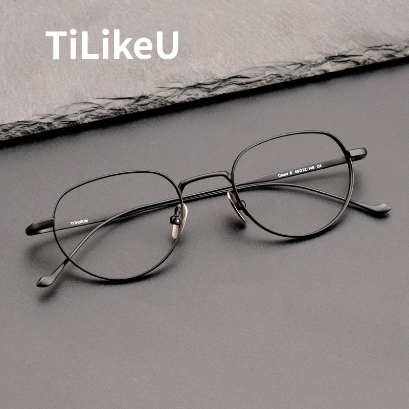 New Luxury Pure Titanium Eyeglasses Frames Retro Oval Large Face Men and Women Eye Glasses Prescription Reading Glasses Frame
New Luxury Pure Titanium Eyeglasses Frames Retro Oval Large Face Men and Women Eye Glasses Prescription Reading Glasses Frame