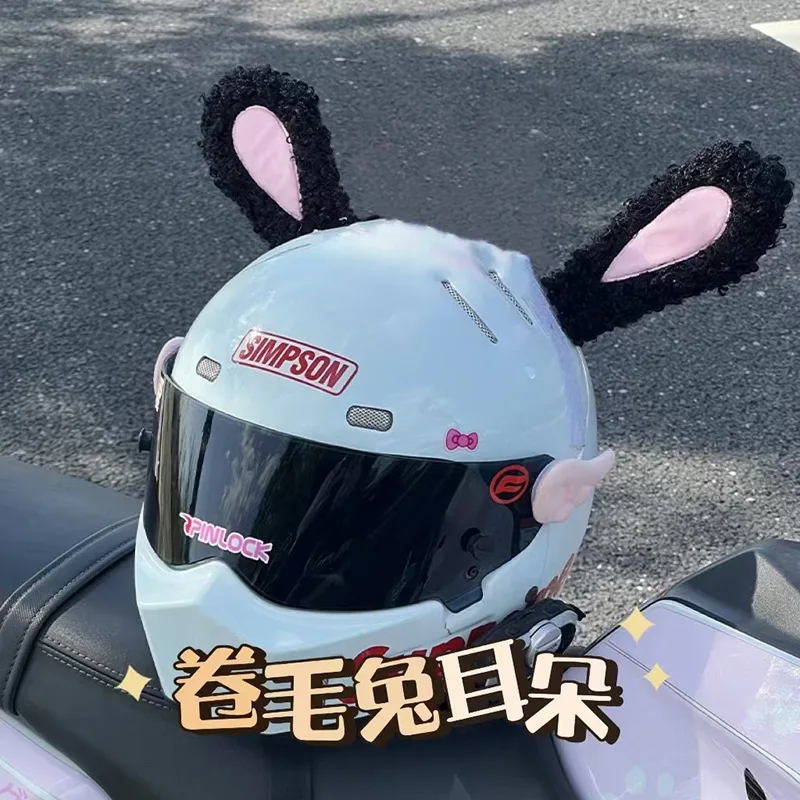 Cartoon Plush Rabbit Ears Helmet Ornament for Motorcycle Ski Helmets Fox Cat Wolf Ear Decoration motociclista accesorios
Cartoon Plush Rabbit Ears Helmet Ornament for Motorcycle Ski Helmets Fox Cat Wolf Ear Decoration motociclista accesorios