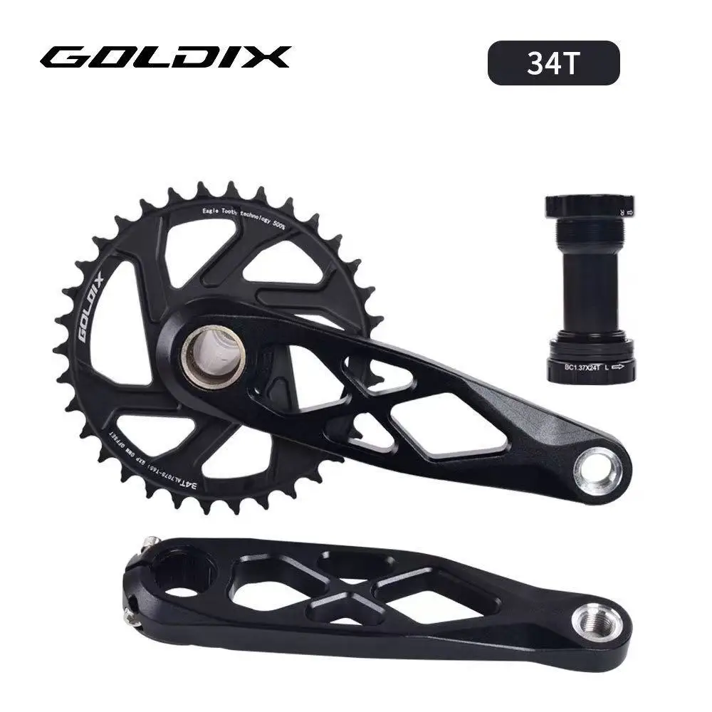 GOLDIX MTB Шатуны BSA 24 мм 165 мм 170 мм 175 мм с прямым креплением R-SPEC Trail Hollow Велосипедный шатун DH AM XC для Shimano SRAM
GOLDIX MTB Шатуны BSA 24 мм 165 мм 170 мм 175 мм с прямым креплением R-SPEC Trail Hollow Велосипедный шатун DH AM XC для Shimano SRAM