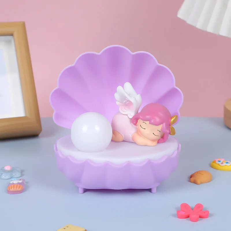 Creative Shell Light Nightlight Cartoon Atmosphere Light Children Roon Decoration Gril's Gift
Creative Shell Light Nightlight Cartoon Atmosphere Light Children Roon Decoration Gril's Gift