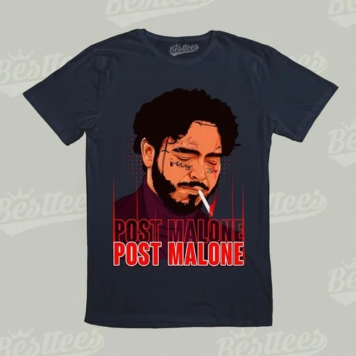 MALE/FEMALE Rapper Austin Post Malone R&B Music American Rap T-Shirt (Navy)
MALE/FEMALE Rapper Austin Post Malone R&B Music American Rap T-Shirt (Navy)