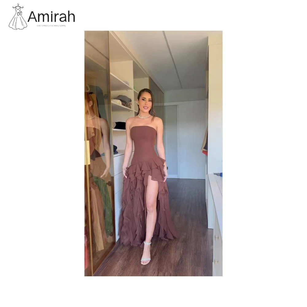 Amirah Custom Made Women's Prom Dress 2025 Chiffon Lotus Skirt Evening Dresses D/party A-line Side Slit Off-shoulder Ball Gowns
Amirah Custom Made Women's Prom Dress 2025 Chiffon Lotus Skirt Evening Dresses D/party A-line Side Slit Off-shoulder Ball Gowns