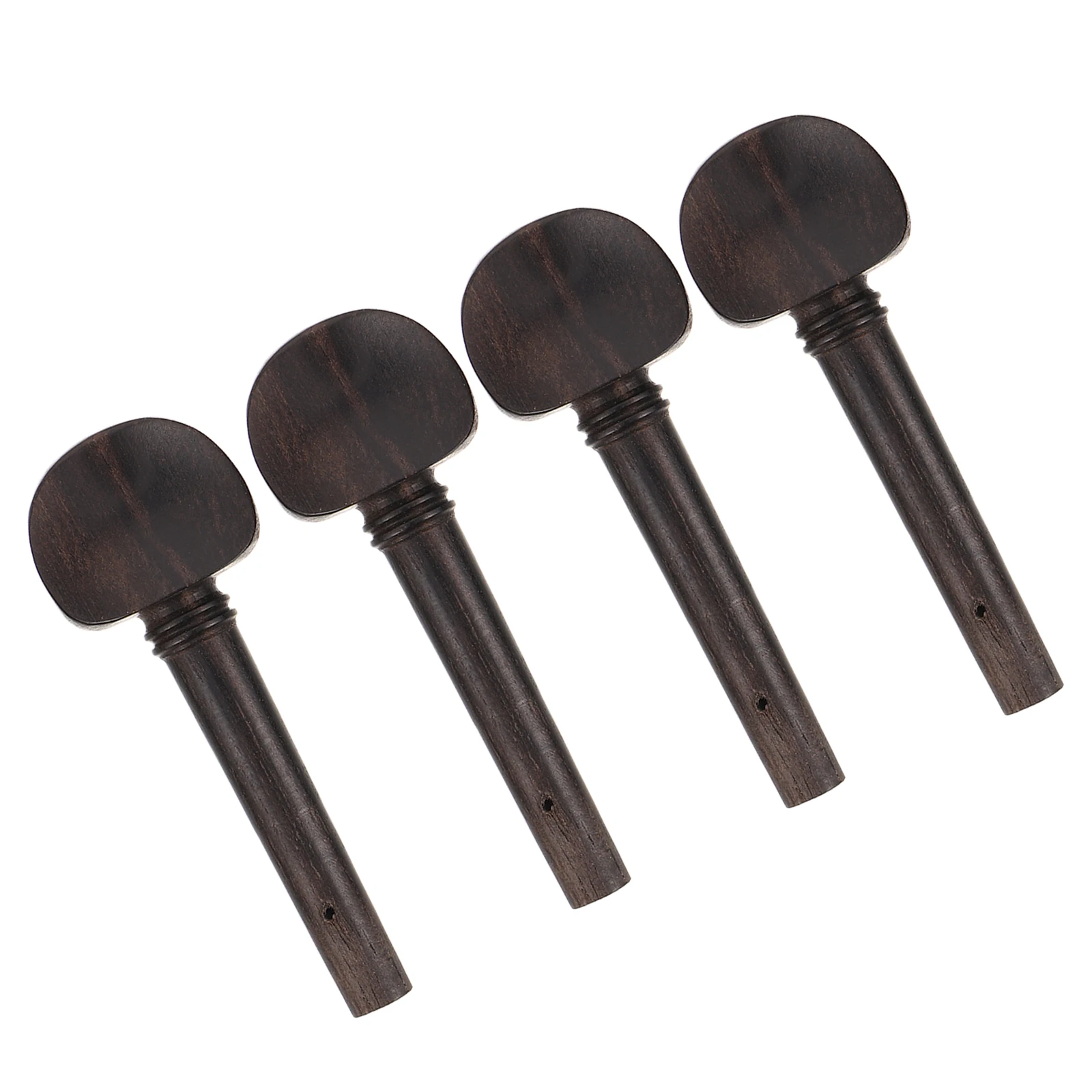 4 Pcs Violin Tuning Pegs Ebony Wood for 3/4-4/4 Size Durable Replacement Parts Easy Adjustment Stable Keys Accessories
4 Pcs Violin Tuning Pegs Ebony Wood for 3/4-4/4 Size Durable Replacement Parts Easy Adjustment Stable Keys Accessories