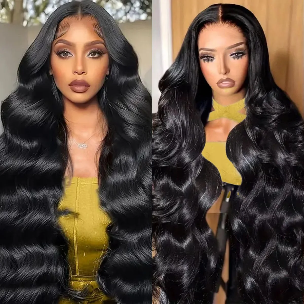 200 Density Body Wave 13x4 HD Transparent Lace Front 100% Human Hair Wig Black 13x6 Lace Frontal Wigs 30 40 Inch PrePlucked Lace
200 Density Body Wave 13x4 HD Transparent Lace Front 100% Human Hair Wig Black 13x6 Lace Frontal Wigs 30 40 Inch PrePlucked Lace