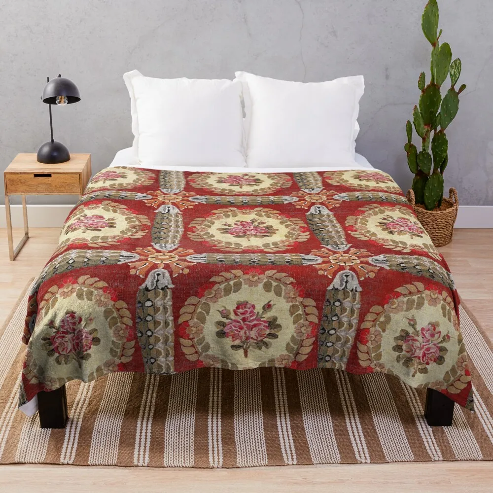 Aubusson 19th Century French Rug Print Throw Blanket Soft Cozy Blanket for Pet Kids Adults
Aubusson 19th Century French Rug Print Throw Blanket Soft Cozy Blanket for Pet Kids Adults
