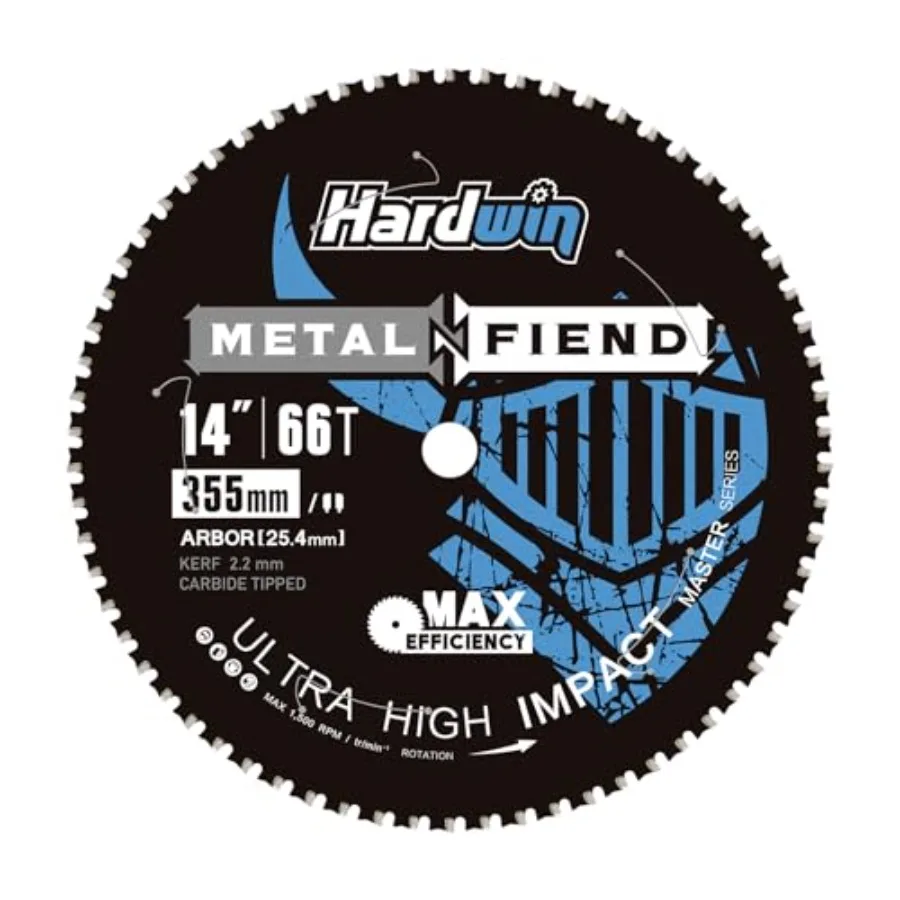 14-Inch 66T Cermet Carbide Metal Cutting Saw Blade Low RPM Cold Cut Blade for Mild Steel Angle Iron and Pipe 1-Inch Arbor - Val
14-Inch 66T Cermet Carbide Metal Cutting Saw Blade Low RPM Cold Cut Blade for Mild Steel Angle Iron and Pipe 1-Inch Arbor - Val
