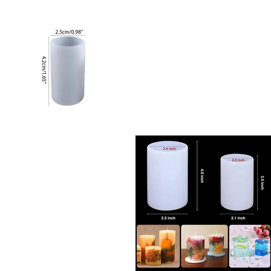 Handmade Cylinder Pillar UV Crystal Epoxy Resin Mold DIY Silicone Mould
Handmade Cylinder Pillar UV Crystal Epoxy Resin Mold DIY Silicone Mould