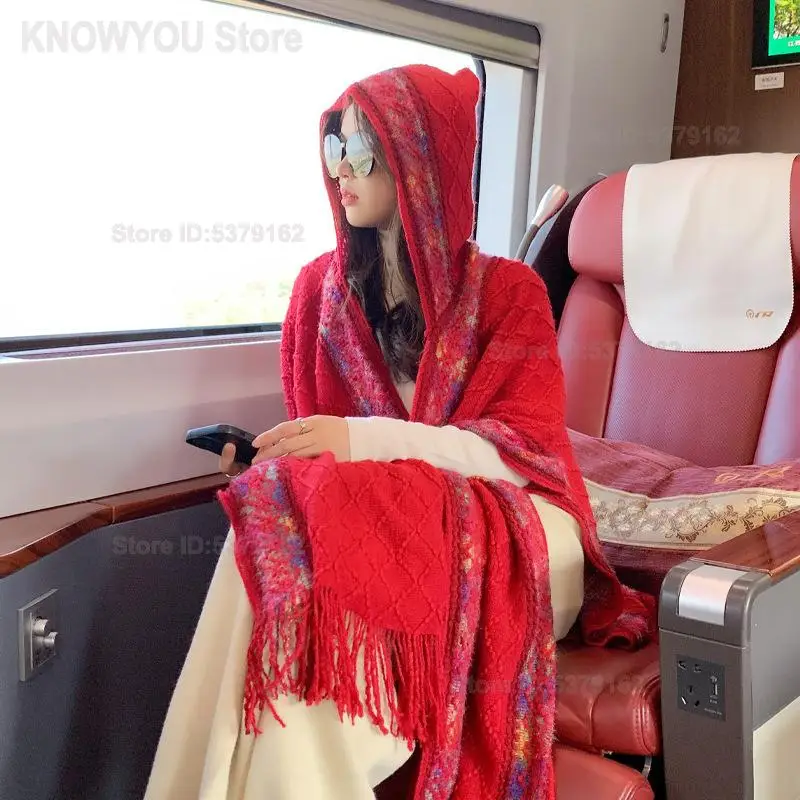 2026 Border Embossed Hooded Cape Casual Warm Shawl Breathable Versatile Hooded Cloak Fashion Women Scarf
2026 Border Embossed Hooded Cape Casual Warm Shawl Breathable Versatile Hooded Cloak Fashion Women Scarf