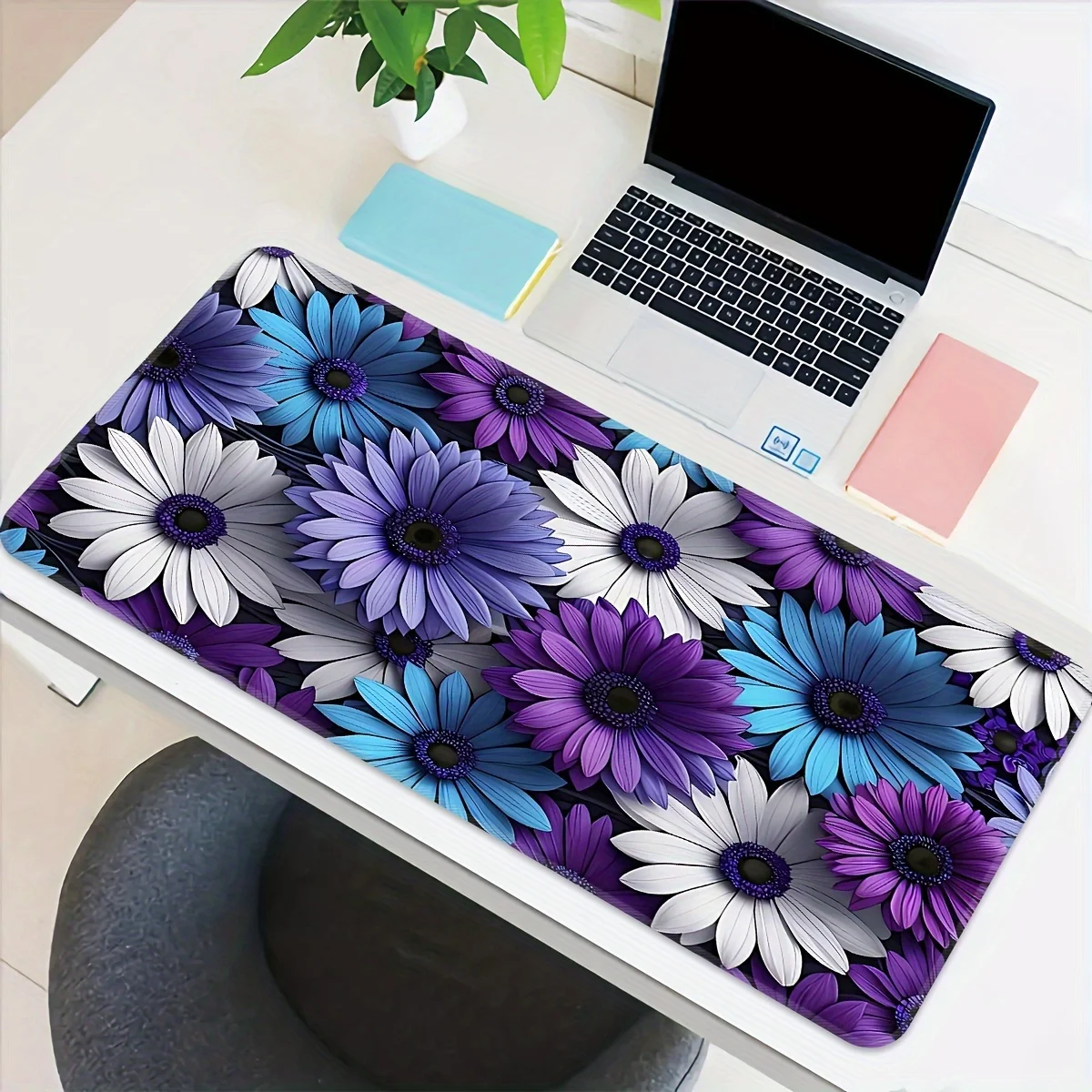 Vibrant Purple Flower Gaming Mouse Pad - Large, Extra Long, Thick Rubber Desk Mat with Precise Locking Edges and Non-Slip Surfac
Vibrant Purple Flower Gaming Mouse Pad - Large, Extra Long, Thick Rubber Desk Mat with Precise Locking Edges and Non-Slip Surfac