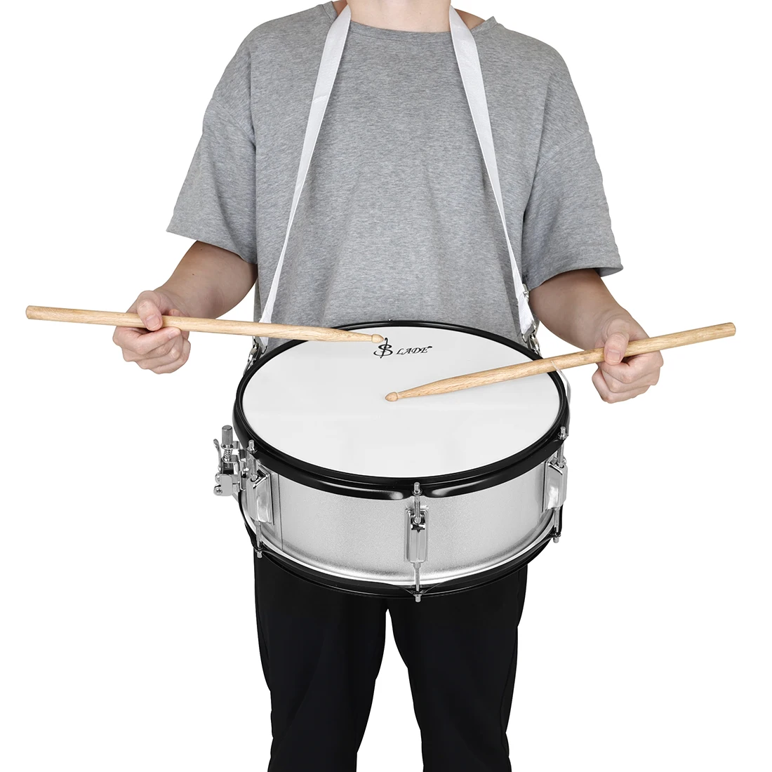 SLADE 14 Inch Snare Drum Made of Metal And Solid Wood More Durable for Students Beginners Percussion Instrument
SLADE 14 Inch Snare Drum Made of Metal And Solid Wood More Durable for Students Beginners Percussion Instrument