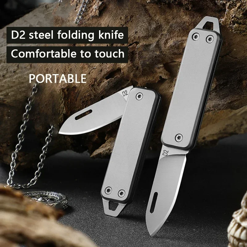 Portable Stainless Steel Household Melon and Fruit Multifunctional D2 Steel Folding Knife Alloy Key Knife Fruit Knife Unboxing
Portable Stainless Steel Household Melon and Fruit Multifunctional D2 Steel Folding Knife Alloy Key Knife Fruit Knife Unboxing