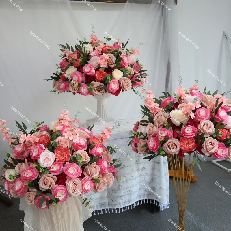 Pink Rose Green Leaf Wedding Arch Floral Arrangement, Table Runner, Flower Party Prop, Curtain Decor
Pink Rose Green Leaf Wedding Arch Floral Arrangement, Table Runner, Flower Party Prop, Curtain Decor