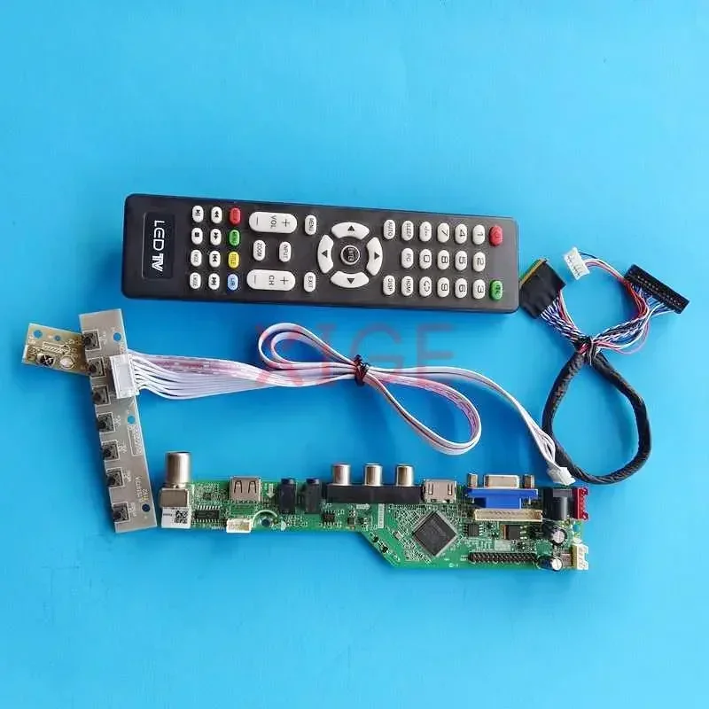 For CLAA156WA11A CLAA156WA15A Controller Driver Board 15.6" TV Analog Laptop Matrix USB+AV+VGA+HDMI 1366x768 LVDS 40 Pin DIY Kit
For CLAA156WA11A CLAA156WA15A Controller Driver Board 15.6" TV Analog Laptop Matrix USB+AV+VGA+HDMI 1366x768 LVDS 40 Pin DIY Kit