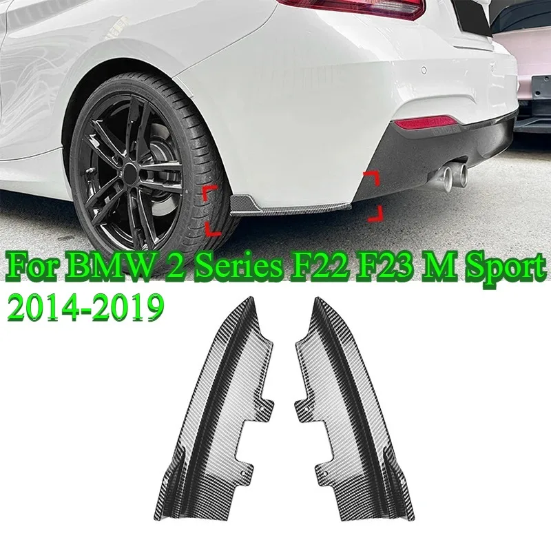 2PCS Car Rear Bumper Lip Diffuser Side Splitter Spoiler Body Kit for BMW 2 Series F22 F23 M Sport 2014 2015 2016 2017 2018 2019
2PCS Car Rear Bumper Lip Diffuser Side Splitter Spoiler Body Kit for BMW 2 Series F22 F23 M Sport 2014 2015 2016 2017 2018 2019