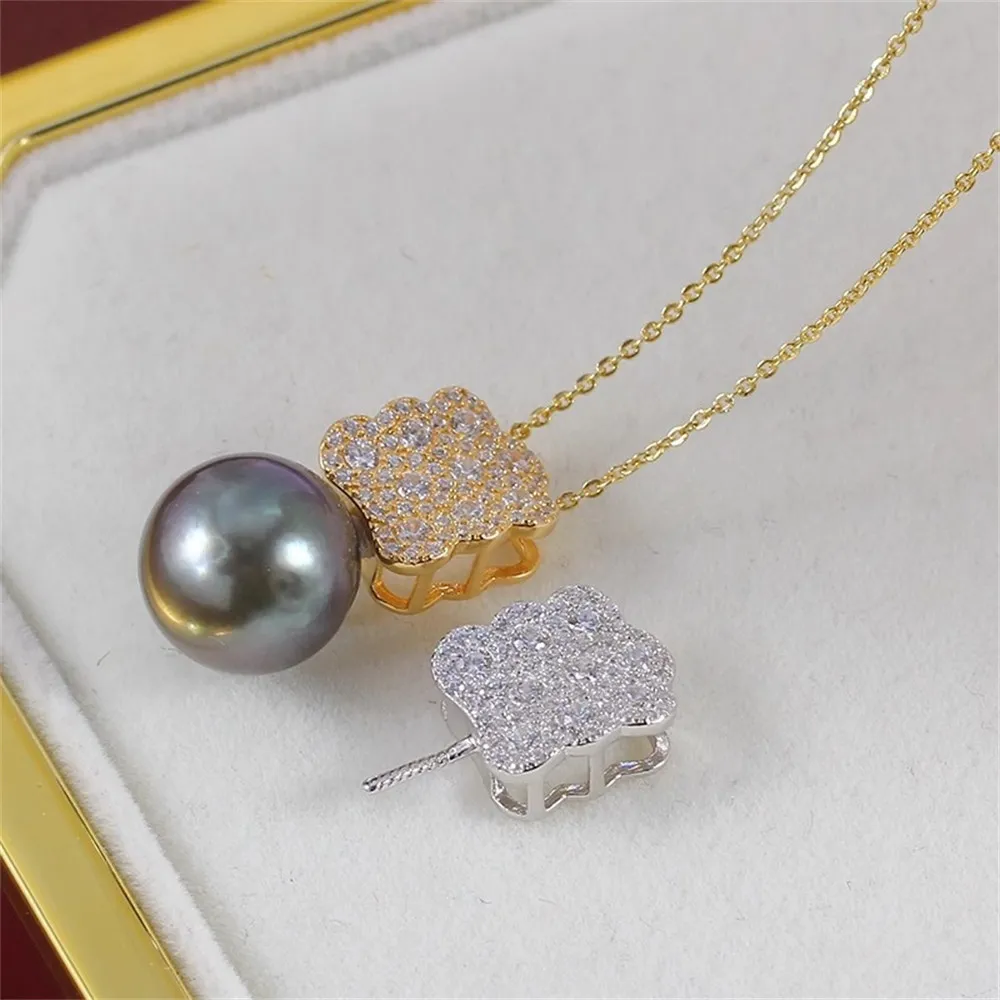 S925 Sterling Silver Pearl Pendant Setting, DIY Empty Bezel Cup Jewelry Supplies for Craft Making, Hollow Prong Pendant Findings
S925 Sterling Silver Pearl Pendant Setting, DIY Empty Bezel Cup Jewelry Supplies for Craft Making, Hollow Prong Pendant Findings