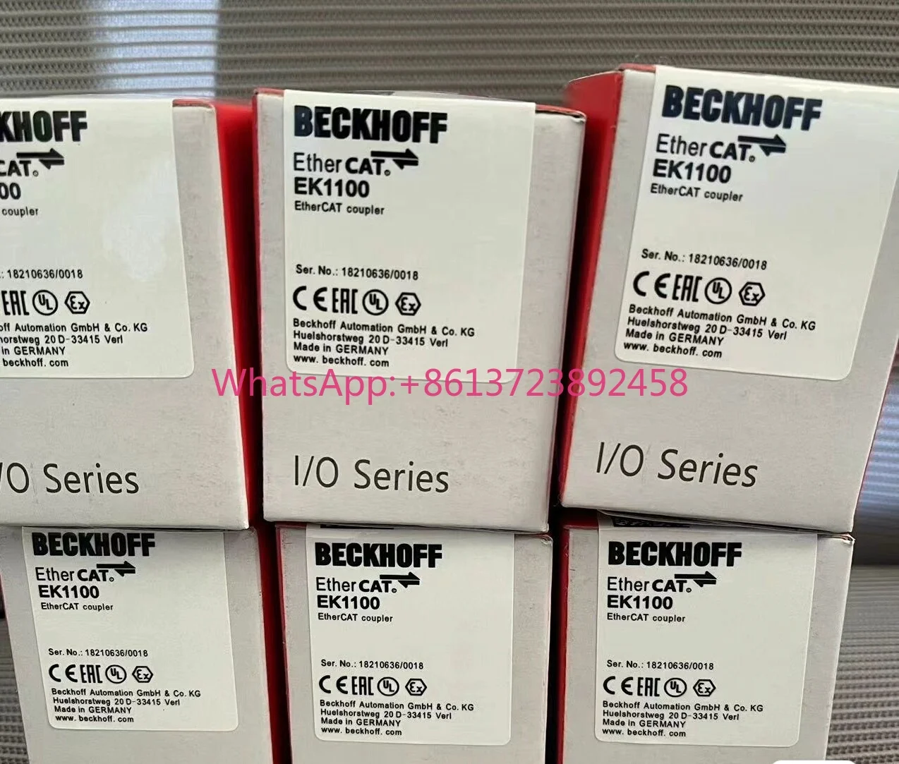 German Beckhoff module EK1100 new original
German Beckhoff module EK1100 new original