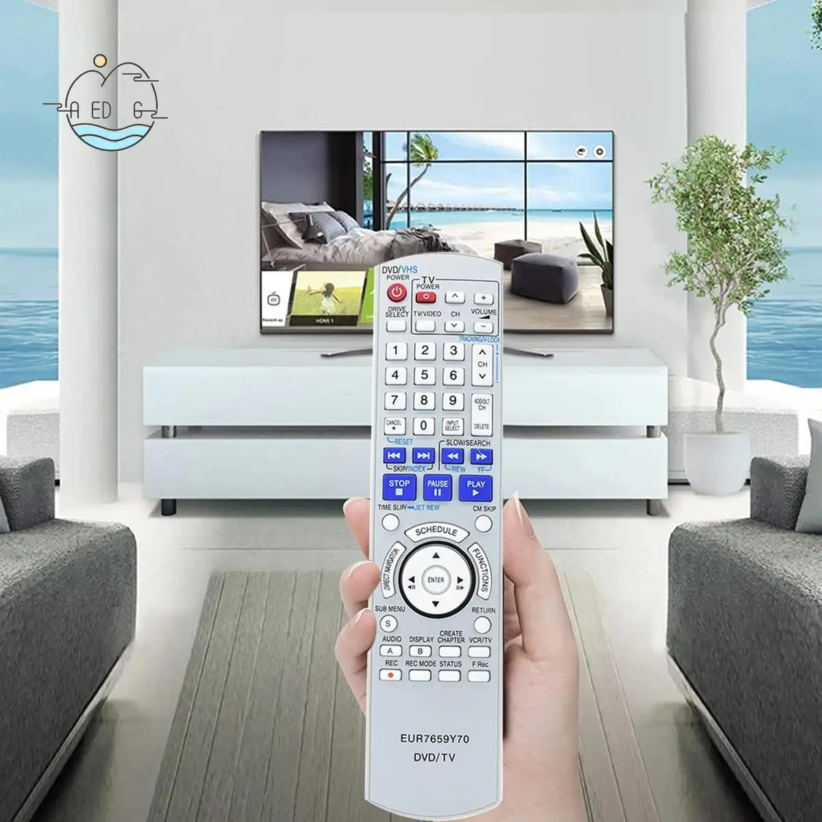 AED6-EUR7659Y70 Remote Control For Panasonic TV/DVD Combo DMR-ES35V DMR-ES35VP DMR-ES35VPC DMR-ES3 Spare Part
AED6-EUR7659Y70 Remote Control For Panasonic TV/DVD Combo DMR-ES35V DMR-ES35VP DMR-ES35VPC DMR-ES3 Spare Part