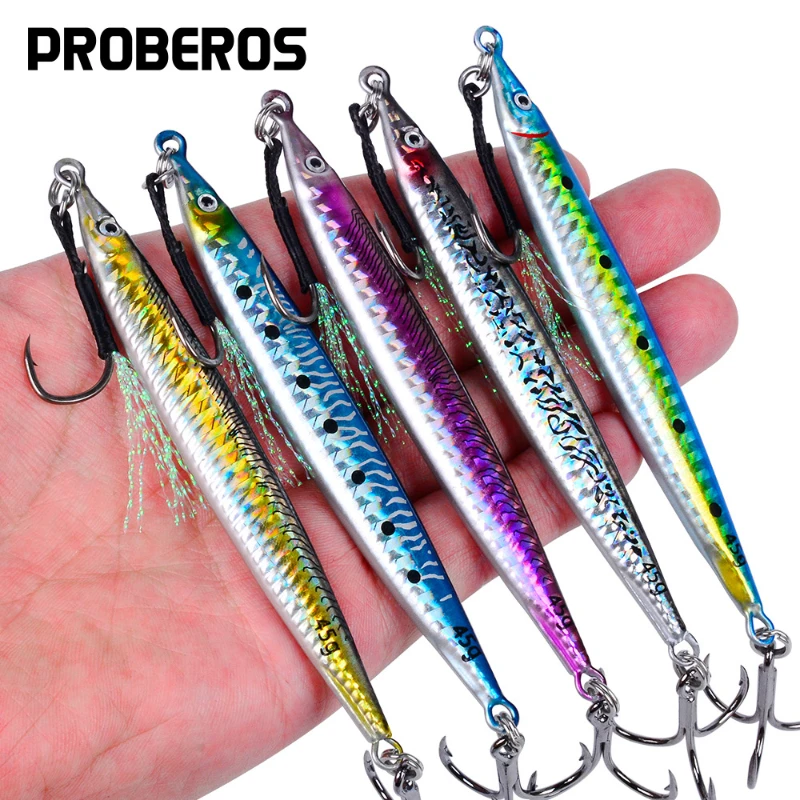 3D Metal Jig 14g 17g 21g28g 35g 45g SeaBiomimetic Fish Lron Plate Bait Wobbler FishingLure Artificial Ocean Boat Fishing
3D Metal Jig 14g 17g 21g28g 35g 45g SeaBiomimetic Fish Lron Plate Bait Wobbler FishingLure Artificial Ocean Boat Fishing