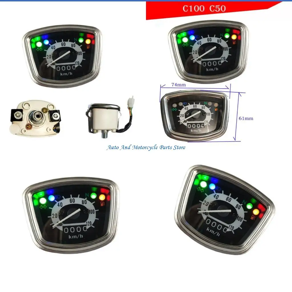 P9FD Small Motorbike Speedometer Odometer All In Design For C100 C102 C105 C105t
P9FD Small Motorbike Speedometer Odometer All In Design For C100 C102 C105 C105t
