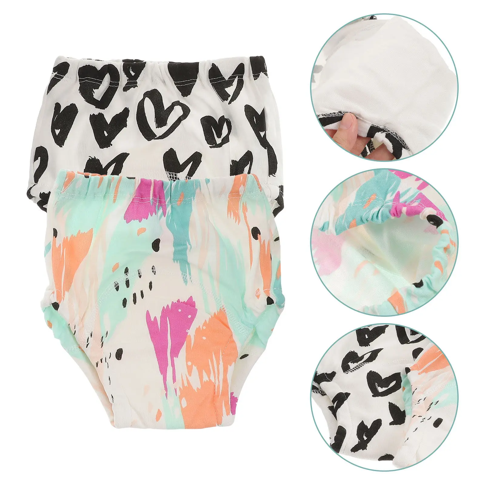 2pcs Baby Training Pants Lovely Diaper Breathable Cotton Newborn Toddler Absorbent Potty Underwear Infant Diaper Pants
2pcs Baby Training Pants Lovely Diaper Breathable Cotton Newborn Toddler Absorbent Potty Underwear Infant Diaper Pants