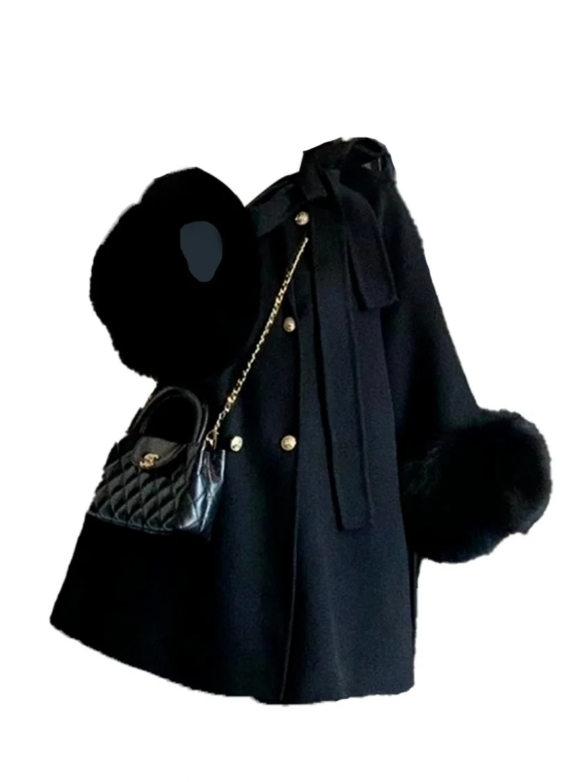 plus Size Women's Woolen Coat Double Breasted Slimming Winter Faion Korean Sle Commute Long Sve Midi Length Coat
plus Size Women's Woolen Coat Double Breasted Slimming Winter Faion Korean Sle Commute Long Sve Midi Length Coat