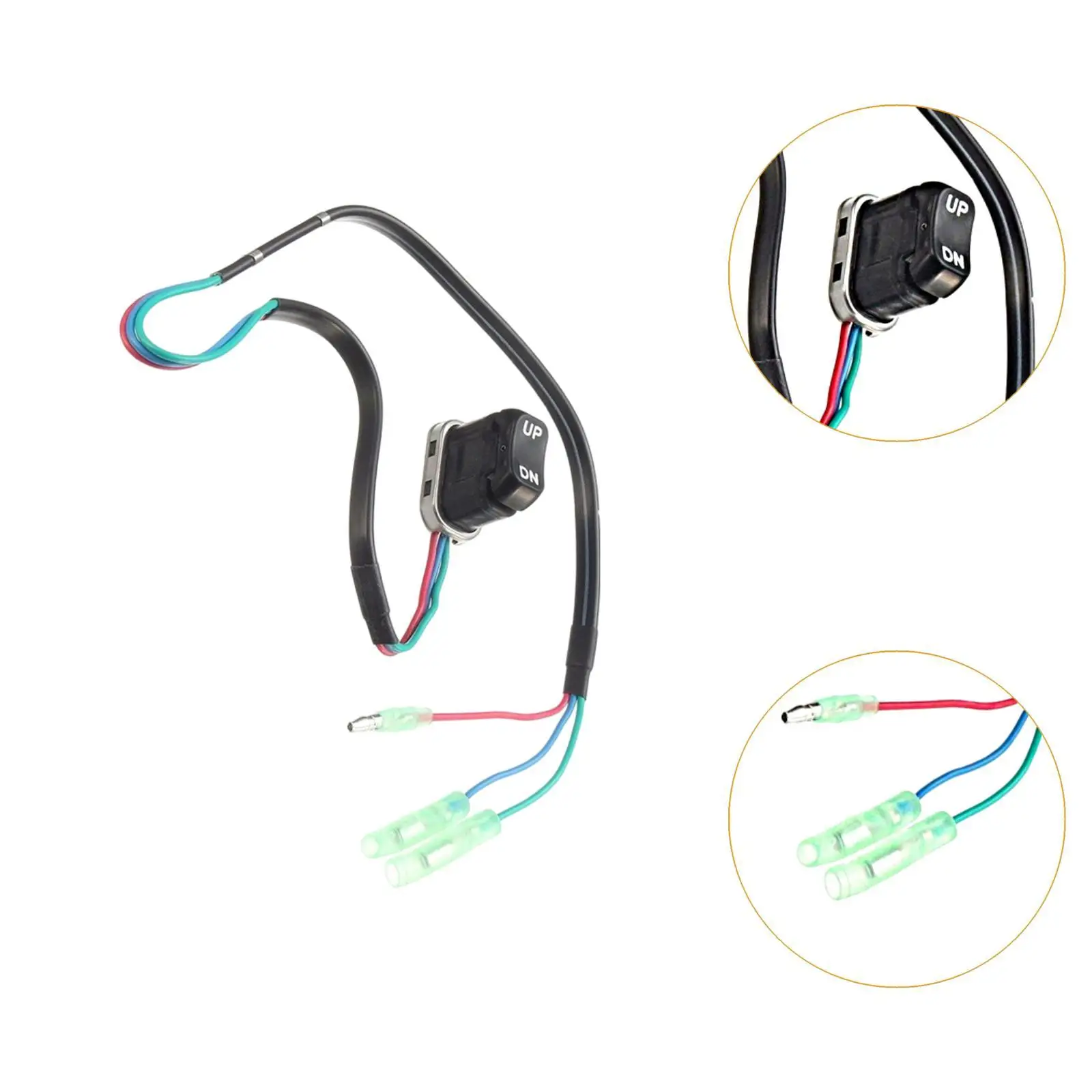 Высококачественный пластиковый переключатель наклона и подъема двигателя (Trim Tilt Switch) для блока дистанционного управления Yamaha, устойчивый к износу, артикул 703-82563-31
Высококачественный пластиковый переключатель наклона и подъема двигателя (Trim Tilt Switch) для блока дистанционного управления Yamaha, устойчивый к износу, артикул 703-82563-31