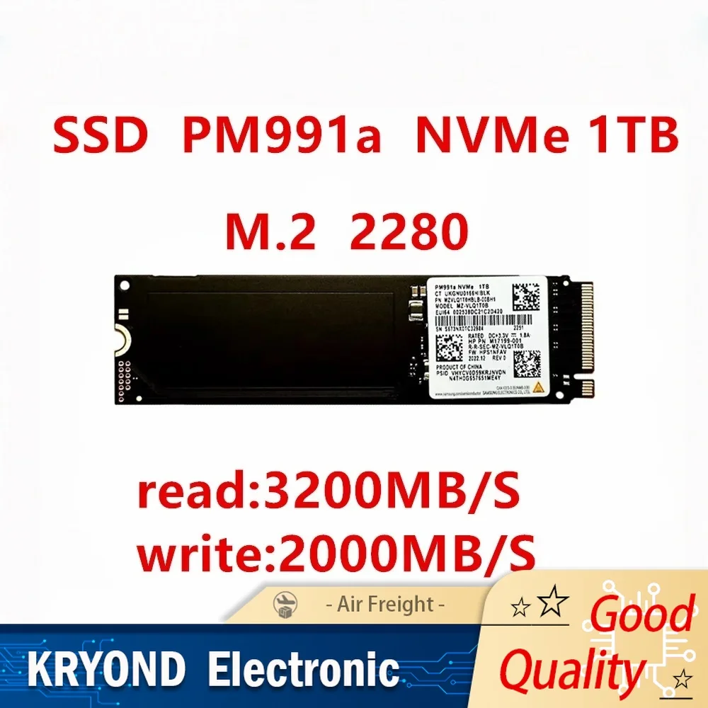 Solid State Drive PM991a 128 GB 512 GB 1 TB PCIe M.2 2280 2242 2230 Laptop Computer Desktop Computer
Solid State Drive PM991a 128 GB 512 GB 1 TB PCIe M.2 2280 2242 2230 Laptop Computer Desktop Computer
