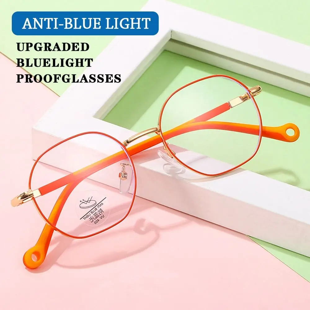 Blue Ray Blocking Kids Anti-blue Light Glasses Ultralight Metal Round Eyeglasses Silicone Eye Protection Frame Eyewear
Blue Ray Blocking Kids Anti-blue Light Glasses Ultralight Metal Round Eyeglasses Silicone Eye Protection Frame Eyewear