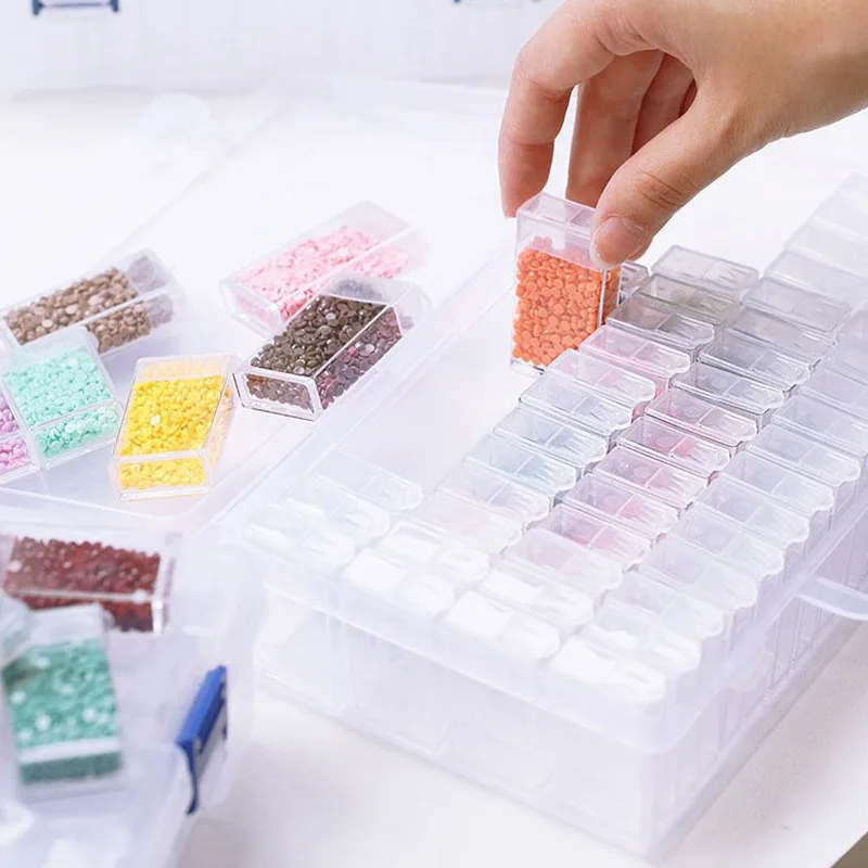 Diamond Painting Storage Box Diamond Storage Box Jewelry Box 32/64 Grid Beaded Storage Box Nail Beads Storage Box
Diamond Painting Storage Box Diamond Storage Box Jewelry Box 32/64 Grid Beaded Storage Box Nail Beads Storage Box