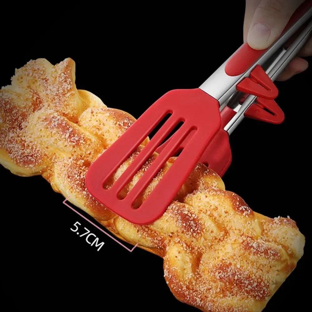 Stainless Steel Food Clip With Bracket 9 Inch Silicone Clip Silicone Clip Bread Food Anti-Scald Grill Buffet Clip
Stainless Steel Food Clip With Bracket 9 Inch Silicone Clip Silicone Clip Bread Food Anti-Scald Grill Buffet Clip