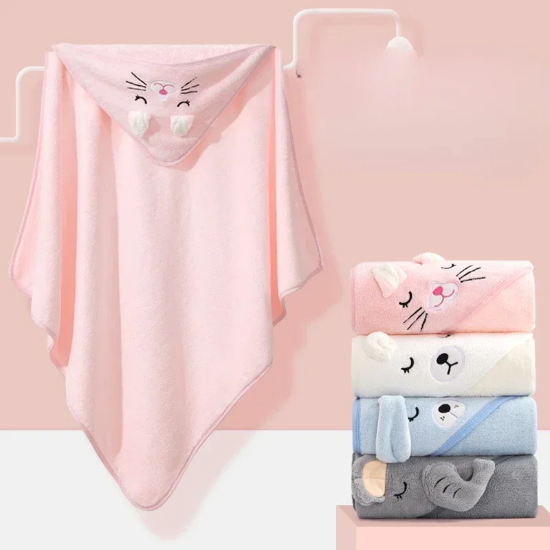 Baby Cartoon Blanket Coral Fleece Water Uptake Bath Towel for Children Swaddling Blanket with Cap Cloak Soft Newborn Accessories
Baby Cartoon Blanket Coral Fleece Water Uptake Bath Towel for Children Swaddling Blanket with Cap Cloak Soft Newborn Accessories