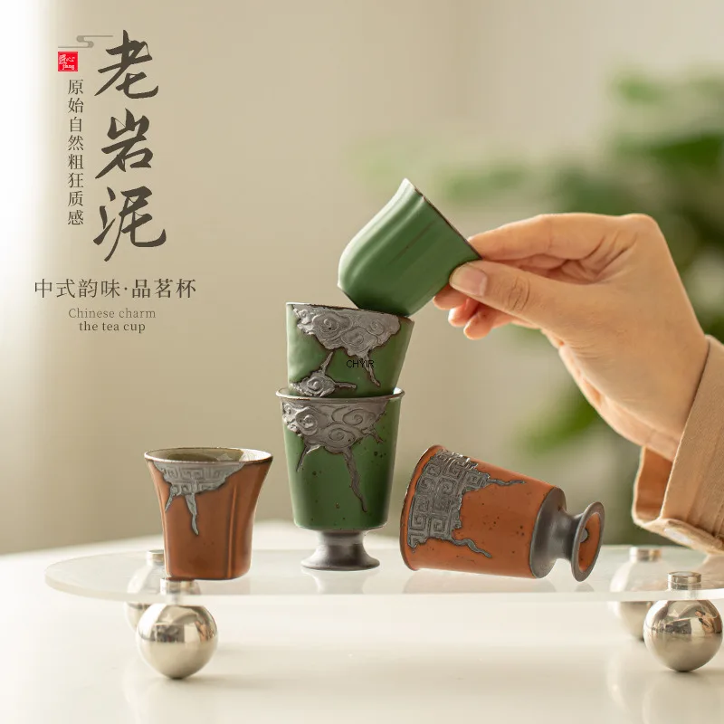 Керамическая чайная чашка Old Rock Clay Xiangyun, маленькая мастерская чашка, одна чашка, чашка для питья чая, дегустационная чашка, чайная чаша, чайный сервиз кунг-фу
Керамическая чайная чашка Old Rock Clay Xiangyun, маленькая мастерская чашка, одна чашка, чашка для питья чая, дегустационная чашка, чайная чаша, чайный сервиз кунг-фу
