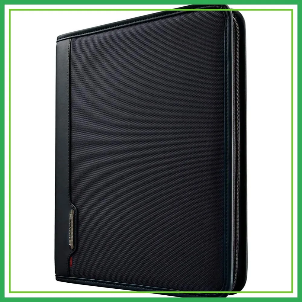 Business Zip Portfolio for Men, Durable Nylon Laptop Case, Fits 15.6 inch, Lightweight Travel Organizer
Business Zip Portfolio for Men, Durable Nylon Laptop Case, Fits 15.6 inch, Lightweight Travel Organizer