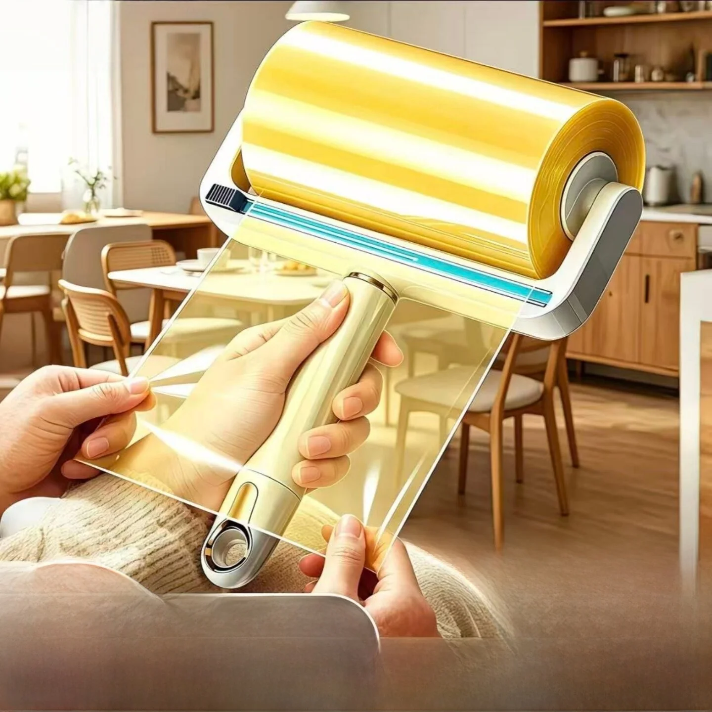 Reverse Roll Tape Hair Remover Grooming Tool Wide Pet Hair Cleaner Dust Collector Positive Rich Brand Model 826
Reverse Roll Tape Hair Remover Grooming Tool Wide Pet Hair Cleaner Dust Collector Positive Rich Brand Model 826