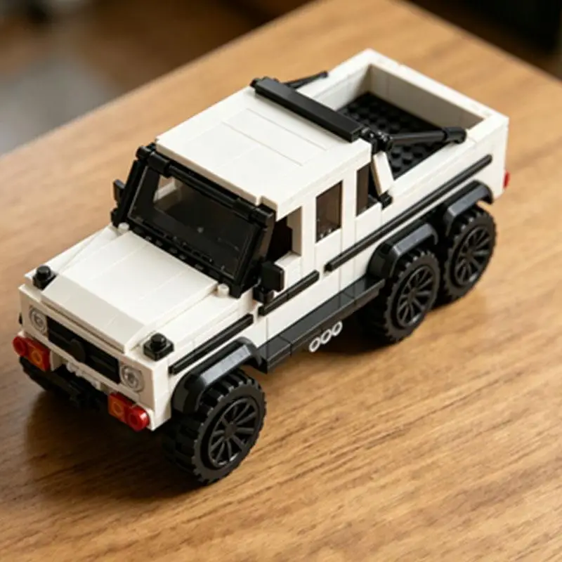6x6 Off-Road MOC Pickup Truck Small Particle Building Block Toy Gift Set for Boys, Six-Wheel Drive Mechanical
6x6 Off-Road MOC Pickup Truck Small Particle Building Block Toy Gift Set for Boys, Six-Wheel Drive Mechanical