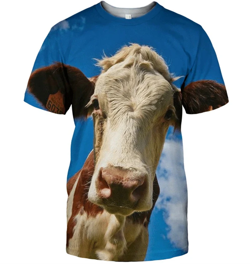 Funny Animal Face Pattern T-shirt Men Women 3d Print Fun Horse Cow Alpaca Loose Short Sleeve Kids T Shirt Crew Neck Tops Tees
Funny Animal Face Pattern T-shirt Men Women 3d Print Fun Horse Cow Alpaca Loose Short Sleeve Kids T Shirt Crew Neck Tops Tees