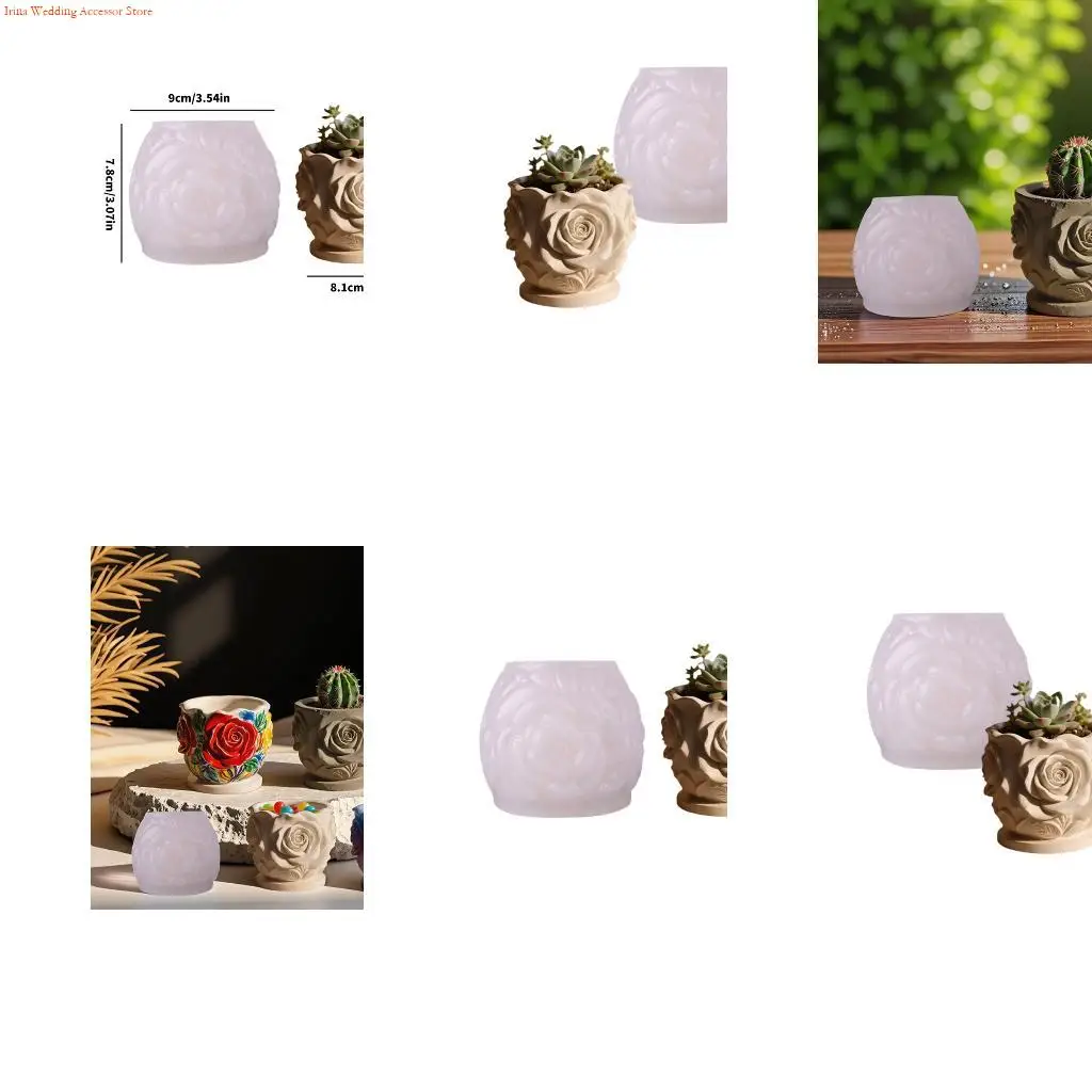 G92D Rose Silicone Craft Moulds Reusable Handmade Tool Silicone Texture
G92D Rose Silicone Craft Moulds Reusable Handmade Tool Silicone Texture